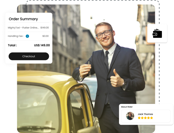 On Demand Taxi Services Flutter App for Business Owners | Uber like taxi app for Business Owners | Mighty Taxi